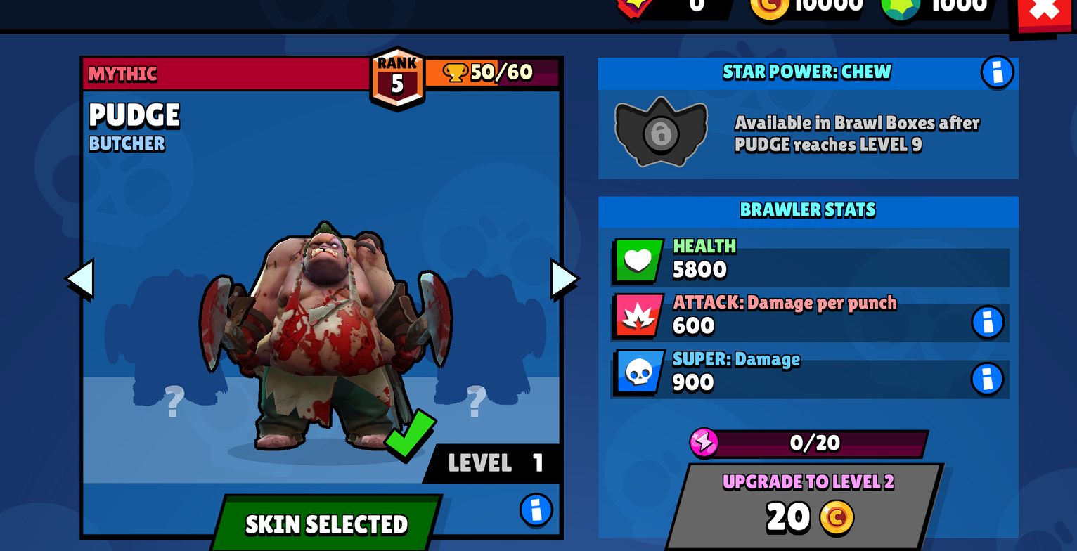 Pudge в BRAWL STARS